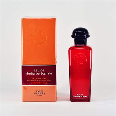 hermes rhubarbe rouge|hermes rhubarb sample.